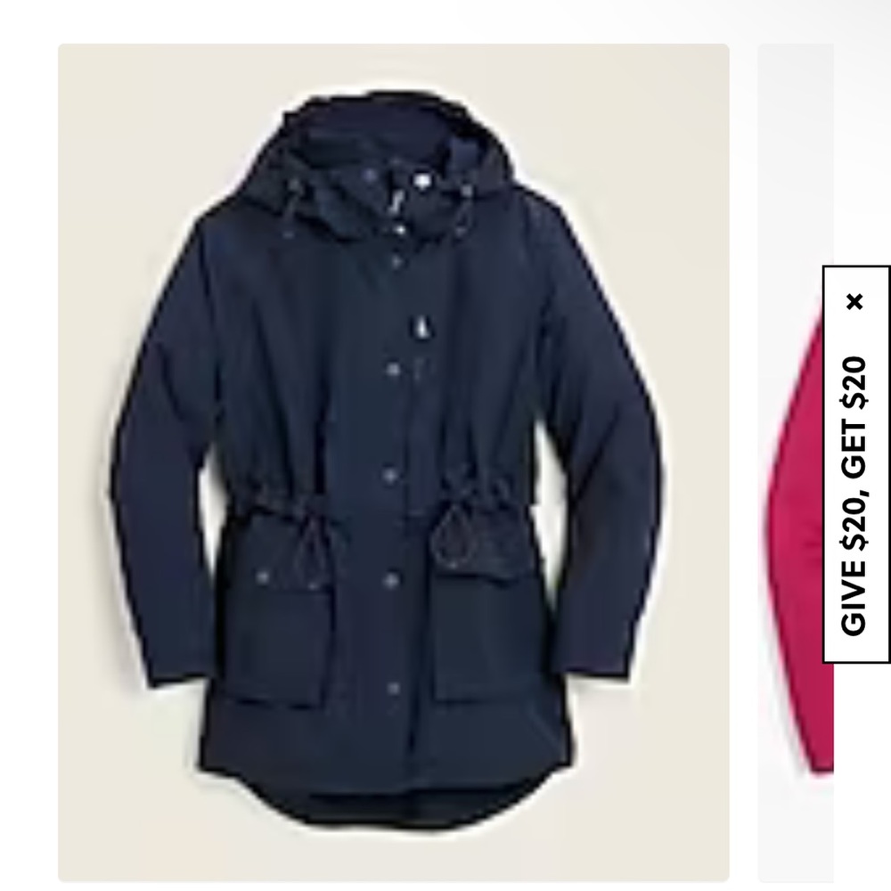 J Crew Anorak jacket. Navy, size 2x